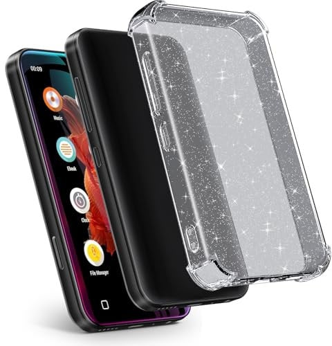 Aippdo Case for innioasis G1 G3 Mp3 Player,TPU Clear Case for Mp3 Player Anti-Scratch Shock Absorption 4.0 inch Case Crystal Clear.