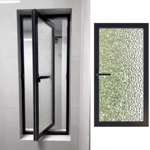 Fenêtre Fenêtre de Couloir Pivotante Verticale avec Verre Trempé, Fenêtres Encastrées Dans un Cadre en Aluminium pour Granges / Poulaillers, Fenêtres Décoratives pour Hangars avec Poignées(34 x 22 in