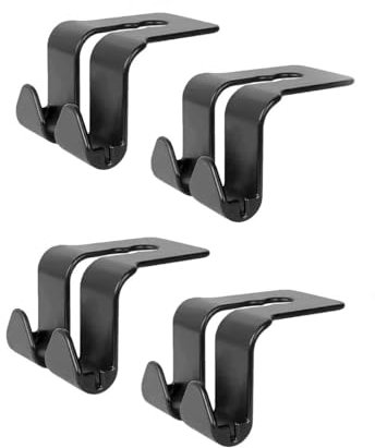 Kopfstützen Auto Haken 4 Stück/set, Autositz Rücksitz Organizer Kunststoff Haken KFZ Auto Zubehör Gadgets Innenraum für Einkaufstaschen Kopfstütze Kleiderbügel Handtaschenhalter Taschenhaken Kleidung