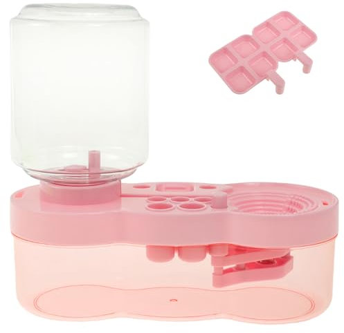 Paint Brush Rinser, Multifunctional Paint Brush Cleaner Art Supplies, Painting Water Dispenser Water Cycle Rinser, Tool for Acrylic, Watercolor, and Water-Based Paints (Pink)
