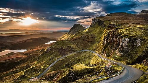 Puzzle 1000 Teile Queen Dawn, Isle of Skye, Schottland, Vereinigtes Königreich 26x38CM