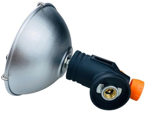 Terphadp Chauffage Portatif D'Extérieur, Chauffage Solaire à Gaz de Camping, Chauffage de Voyage Extérieur d'hiver et Équipement de Sauvetage (sans Réservoir de Gaz)