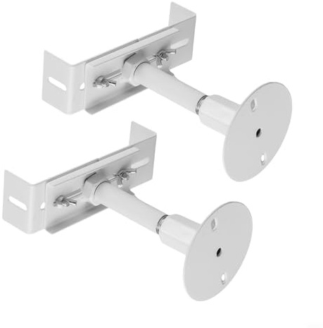 Tidevib Lot de 2 supports de radiateur en aluminium réglables en hauteur pour radiateurs en fonte Blanc 13-18 cm