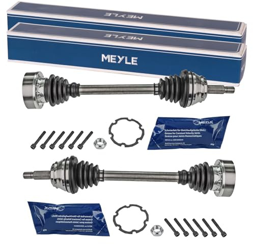 2X Meyle Antriebswelle vorne | 100 498 0667 + 100 498 0716 passend für Golf Passat Vento links+rechts