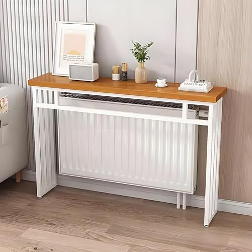 Table console de radiateur extra étroite pour salon et couloir, table d'appoint en bois