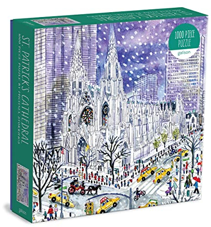Galison 9780735369351 Michael Storrings St. Patricks Cathedral 1000 Piece Puzzle