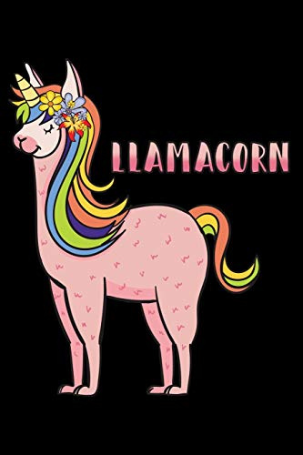 Llamacorn: Unicorn Notebook to Write in, 6x9, Lined, 120 Pages Journal