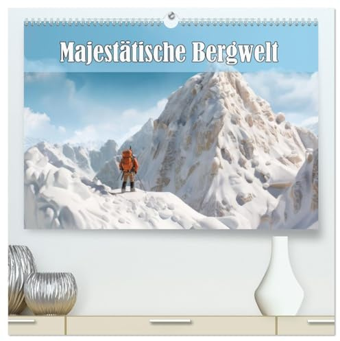 Imposante Bergwelt (hochwertiger Premium Wandkalender 2026 DIN A2 quer), Kunstdruck in Hochglanz: Abenteuer Berge (CALVENDO Sport)