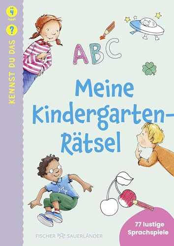 Kennst du das? Meine Kindergarten-Rätsel: 77 lustige Sprachspiele | Rätselbuch für Kinder ab 4 Jahren mit ersten Konzentration- und Motorikübungen sowie Beschäftigungsideen