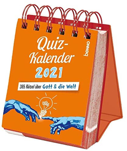 Quizkalender 2021: 365 Rätsel über Gott & die Welt