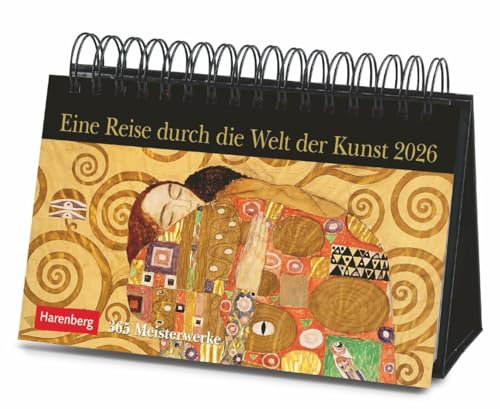 Eine Reise durch die Welt der Kunst Premiumkalender 2026 - 365 Meisterwerke: Premiumkalender für Kunstliebhaber. Hochwertiger Tischkalender 2026 zum ... großer Künstler (Tischkalender Harenberg)