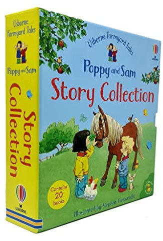 Usborne Farmyard Tales Poppy and Sam Series Collection 20 Books Box Set By Heather Amery