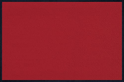 Wash+Dry Fußmatte, Scarlet 40x60 cm, innen und außen, waschbar, rot