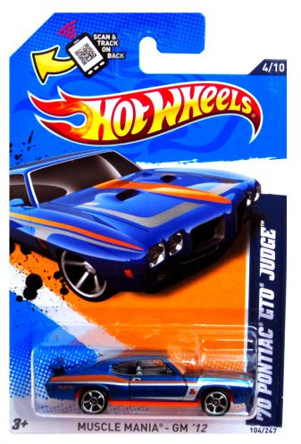 70 Pontiac GTO Judge '12 Hot Wheels 104/247 Vehicle