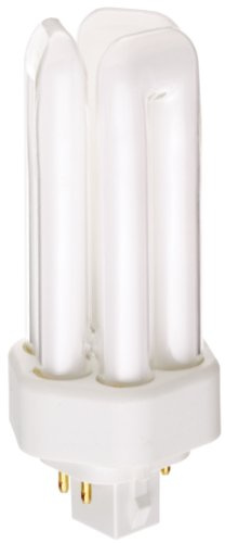 Satco S8343 3500K 18-Watt GX24q-2 Base T4 Triple 4-Pin Tube for Electronic and Dimming Ballasts
