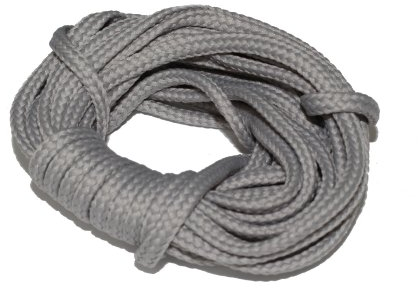 dalipo 33002 - Kordeln, Schnur 4mm, hellgrau