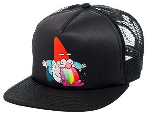 Gravity Falls GNOME schwarz Trucker Hat