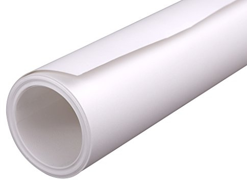 Clairefontaine 96724C Rolle Zeichenpapier Papier à grain (125 g, gekörnt, 0,75 m x 10 m, sehr beliebt bei Künstler und Designer, für Kohle, Filzstift, Tinte und Gouache geeignet, säurefrei) weiß