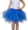 Dancina Damen Petticoat 50er Jahre Retro Tutu Tüllrock Normale und Große Größen, Königsblau, Gr. 36-40