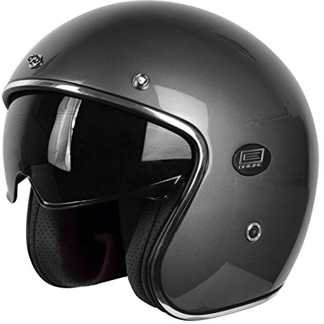 Origine Helmets Jethelm Sirio Solid Gun, aus Carbonfaser, Titan, Größe: XS, 202587013200102