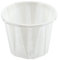 250 x 2oz Disposable White Paper Souffle Ramekins/Portion Pots/Sauce Pots for Condiments or Medicines by Genpack