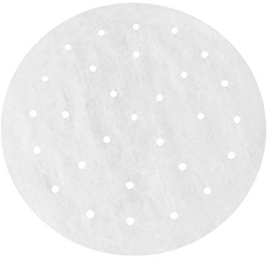Newkeen 100 Stücke 9 Inch perforiert Papier Bambus Dampfgarer Papier Liners rund Steamer, Einlagen für Bambus Dampfgarer Air Fryer Dampfgaren Kochen Gemüse Reis