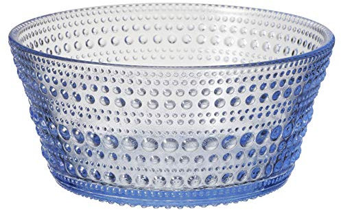 Iittala Kastehelmi Schale, Glas, Aquablau, 23 cl