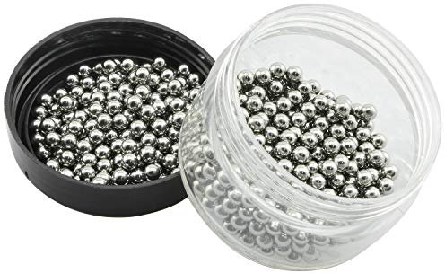 Zyamy Lot de 500 perles de nettoyage réutilisables pour bouteilles et décanteurs à vin en acier inoxydable 304 boules de nettoyage 3 mm