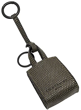 Liebeskind Berlin FLARE Lizard Paper Bag Keyring Tote, tea leaf, Onesize (HxBxT 7.0cm x3.0cm x0.0cm)