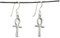 Ohrringe Ankh aus 925 Sterling Silber, or. 24