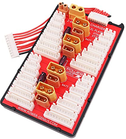 WANGCL 2 IN 1 XT60 XT30 Parallel Charging Board Balance Charger Expansion Kompatibel mit 2-8S LiPo-Akkus für RC-Modelle Ersatzteil Heimwerkerwerkzeuge