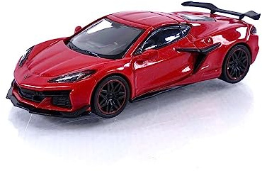 Truescale Miniatures Mini GT Corvette Z06 2023 Torch Red (LHD) MGT00477-L