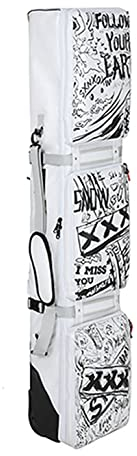 Multifunktions-Snowboardtasche mit großer Kapazität und Rollen, Einzel-/Doppelboard-Skitasche, 3 Aufbewahrungsfächer, Stiefel, Helm, Reise-, Kletter-, Camping-Rucksack, f