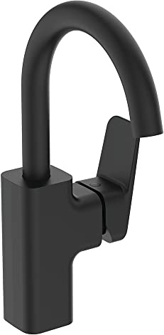 Ideal Standard Ceraplan Single Lever high spout Basin Mixer, BD245XG, Silk Black