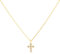SuzanGold® God's Favorite Kreuzkette | Echtgold Halskette mit Zirkonia-Kreuzanhänger | Symbol für Glauben & Eleganz | Handgefertigt & nachhaltig