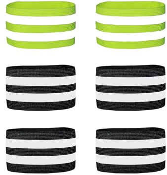 6 Stück Hosenklammer Fahrrad,Reflektoren Reflektorband für Joggen Reflektierende Armband Reflektor Zubehör Kleidung Reflective Reflektierendes Reflektorbänder für Dunkelheit Sicherheit Laufzubehör