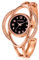 CANSNOW Spangenuhr Damen - Faszinierende Damenuhr Rosegold | Armbanduhr | Frauen Uhren (Roségold-Schwarz)