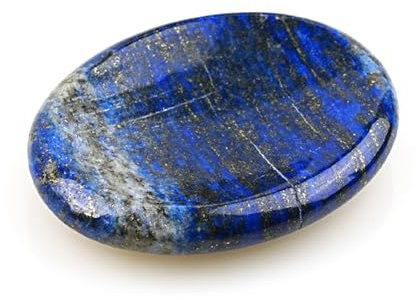 Jicyor Lapislazuli Glückssteine Kristalle Steine Handschmeichler Stein Edelsteine für Kinder Heilsteine Edelsteine Chakra Steine für Angst Stressabbau Wahrsagerei Reiki Heilung Meditation