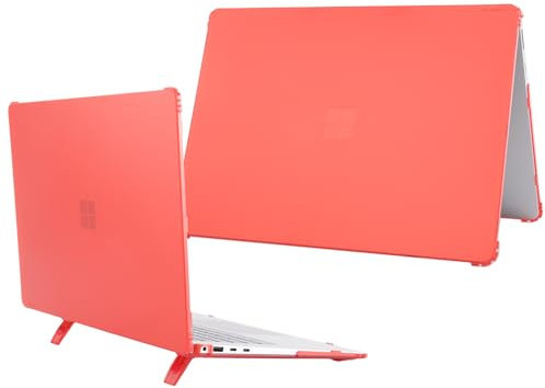 mCover Case ONLY Compatible for 2024+ 15 Microsoft Surface Laptop 7 (Model# 2037) Windows PC with ARM CPU and AI-Powered Copilot+ (NOT Fitting Other Surface Models) - Red