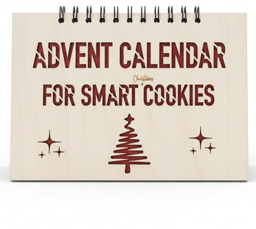 Logic Puzzles and Riddles Advent Calendar 2025 - Challenge Your Brain this Advent Good Advent Gift for Smart Cookies Dad Men Women Mum Family