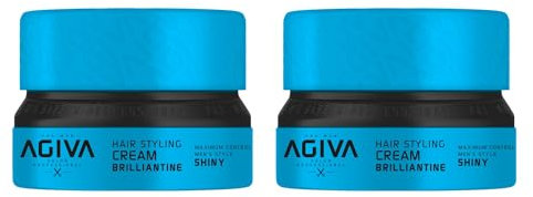 2 x Agiva Hair Styling Cream Brilliantine - Shiny 155ML