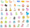 Yeomju Lot de 48 mini figurines d'animaux lumineuses, en résine étanche, petites figurines mignonnes pour jardin, terrariums, travaux manuels, idée cadeau pour tous les âges