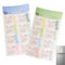2025-Kalender-Index-Aufkleber, 2025-Kalender-Index-Tab-Aufkleber, transparentes Druck-Wochenplaner-Etikett, Kalenderaufkleber für Planer, für Projektplanung, persönliche Aktivitäten