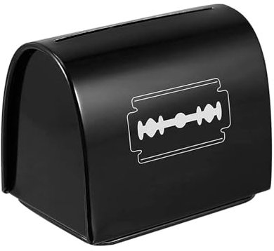 Nybhyjka 2 Piezas Safety Razor Blades Bank Storage Bank Etui Para Las Cuchillas De Afeitar De Seguridad, Razor Bank Safe Eliminar La Caja De Almacenamiento De La Caja Del Sonido Del Sonido