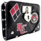 Harley My Puddin Loves Me Quinn Porte-Monnaie/Portefeuille Clutch Poche à Pièces et Porte-Cartes, Noir