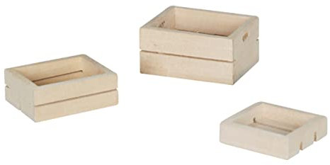 Supvox 3stücke Minikörbe Aus Holz Korbspielzeug Puppenmöbel Minimöbel Für Dekoration Miniaturen Für Heimwerken Geschenkidee