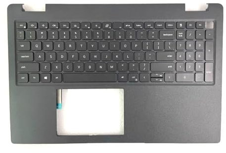 RTDPART Laptop Palmrest For DELL Latitude 3520 0FN5HW FN5HW 0KG6R7 KG6R7 460.0NG04.0001 With Backlit English US Keyboard Without Touchpad Black Upper Case New
