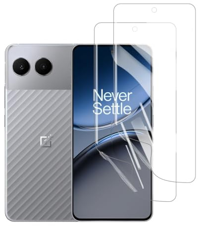 HYVICYROT Hydrogel Schutzfolie für OnePlus Nord 4/Nord 40, 2 Stück Selbstheilende Displayfolie, Blasenfrei, Ultra Klar, Flexible Panzerfolie ohne Glas, Kratzfest, Einfache Montage