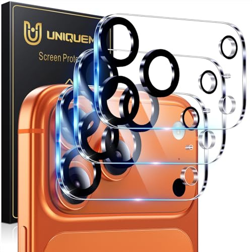 UniqueMe for iPhone 17 Pro Camera Lens Protector - 3 Pack Black Circle
