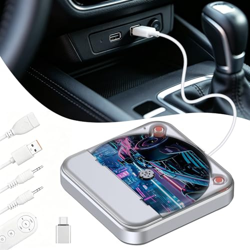 Lecteur CD pour Voiture USB, CENXINY Lecteur CD Voiture AUX